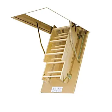 Чердачная лестница Fakro LWS Plus деревянная 3-секционная H305см 60x130см