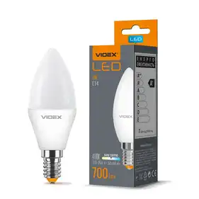 LED лампа Videx C37e 7W E14 4100K (VL-C37e-07144)