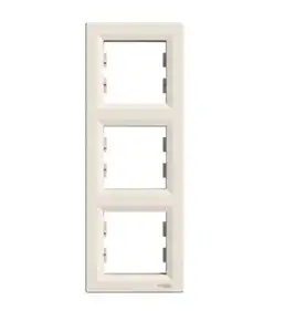 Рамка Schneider Electric 3-х кратная вертикальная "ASFORA" сл.к. (C1) 
