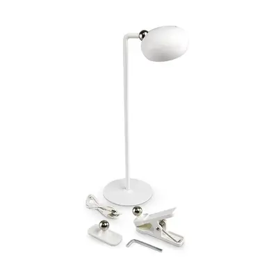LED лампа настiльна Videx з акумулятором 3W 3000-5500K Біла (VLE-TF18W)