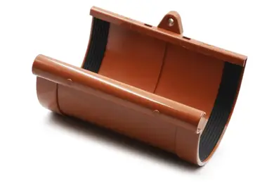 Муфта ринви RainWay система 130/100 RAL 8004 Цегляний
