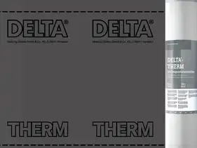 Супердиффузионная мембрана с двумя зонами проклейки Dörken Delta-Therm Plus 1.5х50м