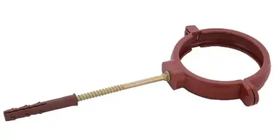 Тримач труби PROFIL система 130/100 ПВХ L100 RAL 3005 Червоний