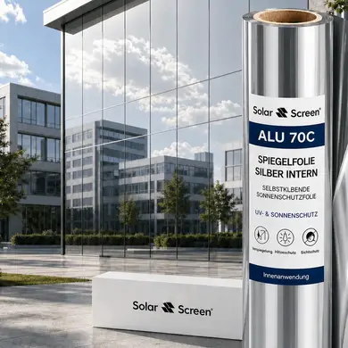 Зеркальная солнцезащитная пленка Solar Screen Alu 70 C (30.5 м/1.83 м/50 мкм)