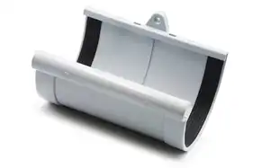 Муфта ринви RainWay система 130/100 RAL 7040 Сірий