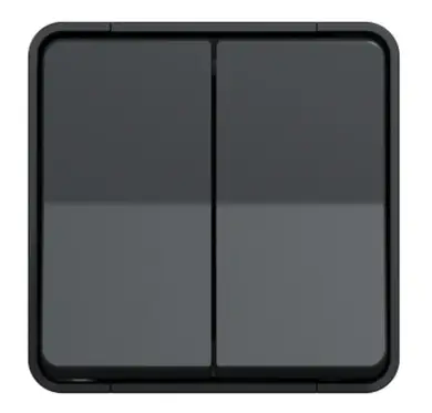 Вимикач Schneider Electric 2-кл. зовн.прохідний IP55 "MUREVA S" чорний (10А) (C2) 