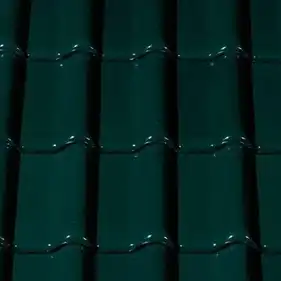 Керамическая черепица CREATON Futura Темно-зеленая глазурь