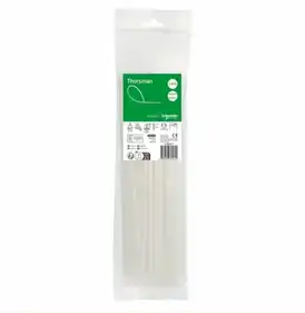 Хомут Schneider Electric 3,6х300 кабельний білий (100шт) 