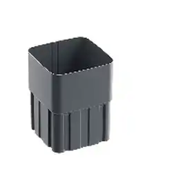 З'єднувач труби Flamingo IQ система 135/80 RAL 7016 Антрацит