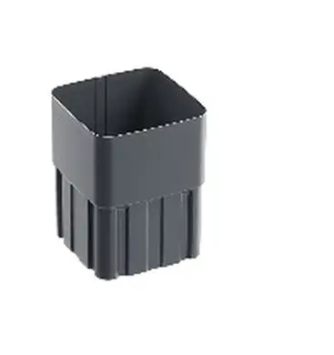 З'єднувач труби Flamingo IQ система 135/80 RAL 7016 Антрацит