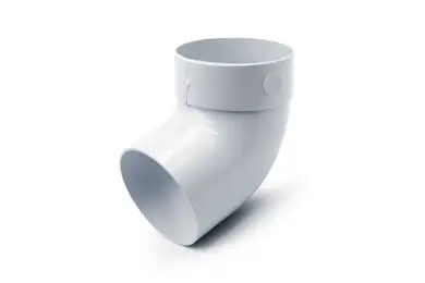 Отвод одномуфтовый RainWay система 90/75 67° RAL 7040 Серый