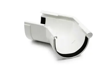 Кут ринви зовнішній RainWay система 90/75, 135° RAL 9003 Белый