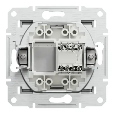 Розетка Schneider Electric комп. RJ-45 внутр. "ASFORA" без рамки алюм. (C1) 