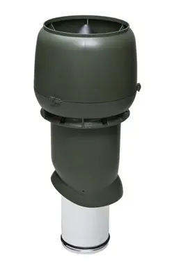 Вентиляційний вихід VILPE 160/ИЗ/500 з ковпаком зелений