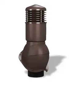 Вентиляционный выход изолированный для металлочерепицы Wirplast WiroVent PERFEKTA K55 Ø150/500 мм шоколадный