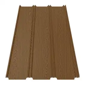 Кликфальц Tile "Фальц настил" структура дерево SeAH 0.40 mm Дуб