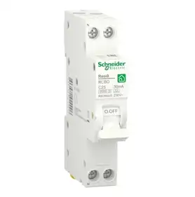 Диференційний автомат Schneider Electric RESI9 1M 1P+N 25A  C 30mA А 6kA (C2)