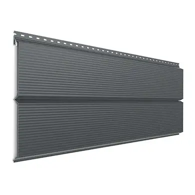 Фасадная панель Tile "Волна" полиэстер U.S.Steel 0,50м RAL 7016 Графит