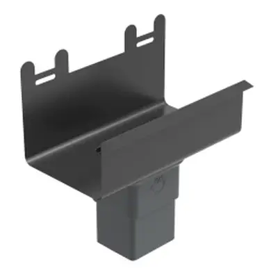 Лійка Stal Galeco BEZOKAPOWY система 125/70х80 RAL 7015 Графітовий