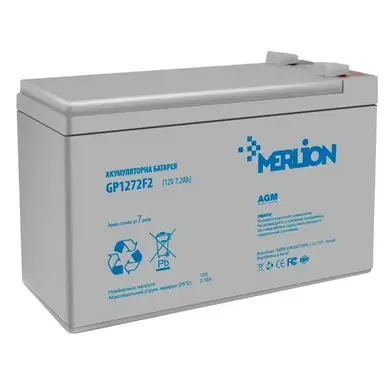 Акумулятор Merlion AGM GP1272 12V 7,2 Ah