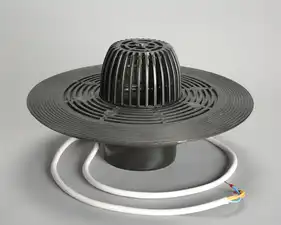 Кровельная воронка с листоприемником и системой обогрева SGT DN110/100