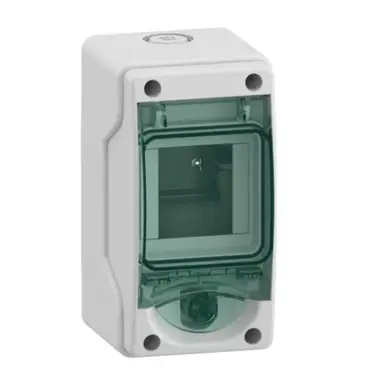 Щит пластиковый Schneider Electric ЩРН-П-2/3 модулей IP65 наружный монтаж прозрачная дверь Mureva (C1)