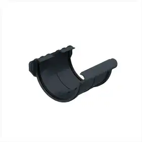 Муфта желоба Galeco PVC система 130/80 RAL 7021 Графитовый