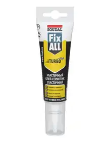 Клей-герметик Soudal FIX ALL Turbo 125мл
