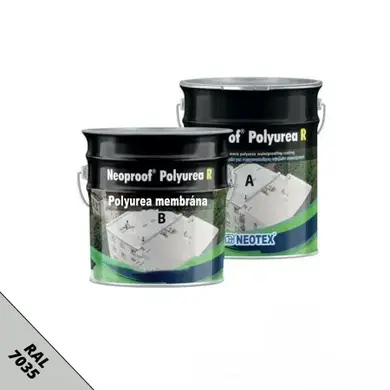 Гидроизоляционное покрытие NEOTEX Neoproof Polyurea R Комплект (A+B) 19 кг светло-серый