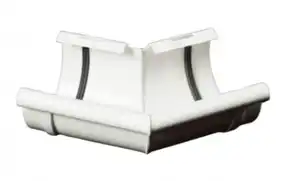 Кут внутрішній/зовнішній ProAqua система 125/90, 90° RAL 9010 Білий