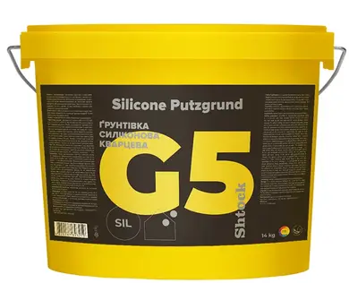 Грунтівка силіконова кварцева SHTOCK G5 14 кг