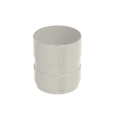 Муфта труби Galeco PVC система 110/80 RAL 9010 Білий