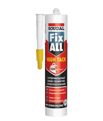 Клей-герметик Soudal FIX ALL HT 290мл