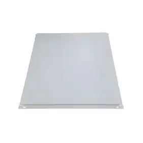 Фасадные кассеты Stroy Dom Тип 1 378*378 мм матполиэстер Китай 0,45 mm РЕМА RAL 9006 Светло-серый