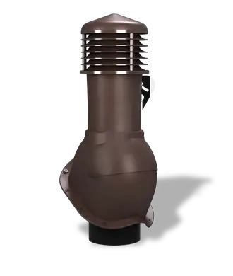 Вентиляційний вихід неізольований для металочерепиці Wirplast WiroVent PERFEKTA K53 Ø150/500 мм шоколадний