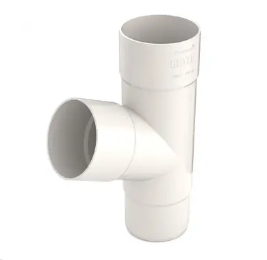 Трійник BRYZA система 150/110 Білий RAL 9010 (63-171)