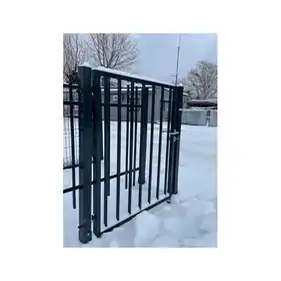 Калитка Завод Центр - Сетка Decor Стандарт ОЦ+ППЛ 1,5 м RAL 6005