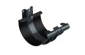 З'єднувач ринви з кронштейном Galeco Stal система 150/100 RAL 7015 Графітовий