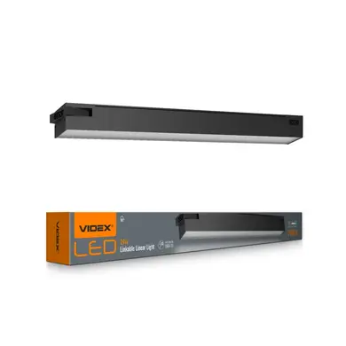 LED светильник линейный магистральный Videx BNL02 24W 0.6М 5000K 220V Black (VL-BNL02-24065B)