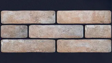 Фасадная термопанель с клинкерной плиткой КерамТерм Golden Tile Лондон кремовый, 6 мм 100 XPS Penoboard