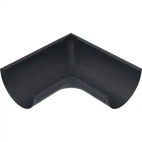 Кут ринви внутрішній 90˚ Zambelli Robust система 127/80 RAL 7016 Антрацит