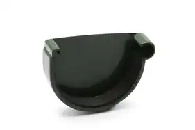 Заглушка желоба правая RainWay система 130/100 RAL 6009 Зеленый