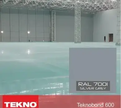 Эпоксидная краска для бетонных полов TEKNO Teknobond 600 Комплект (А+В) 20 кг, светло-серый (RAL 7001)