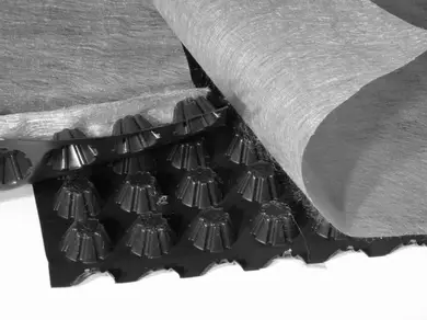 Профільована дренажна мембрана PLASTMASTER TECHFOL DREN 850 + 110 рулон 30 м² (2х15 м)
