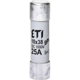 Предохранитель ETI CH 10x38 gPV 25A 1000V (30kA)