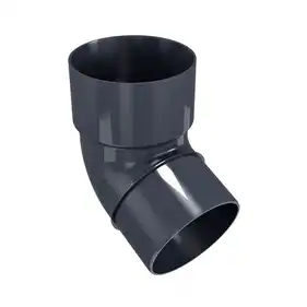 Колено Regenau 67,5° система 125/80 RAL 7024 Графитовый