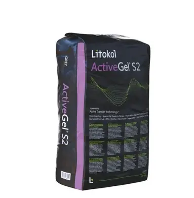 Полімерний гель Litokol ActiveGel® S2 мішок 20 кг, сірий