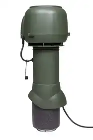 Вентилятор VILPE Е 120 Р 125/500 зеленый