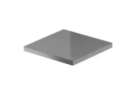 Кришка дощоприймача А15 300х300 мм PVC Galeco BEZOKAPOWY система 125/70х80 RAL 9005 Чорний