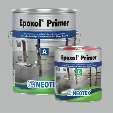 Епоксидна ґрунтовка NEOTEX Epoxol Primer Комплект (A+B) 10 кг прозорий